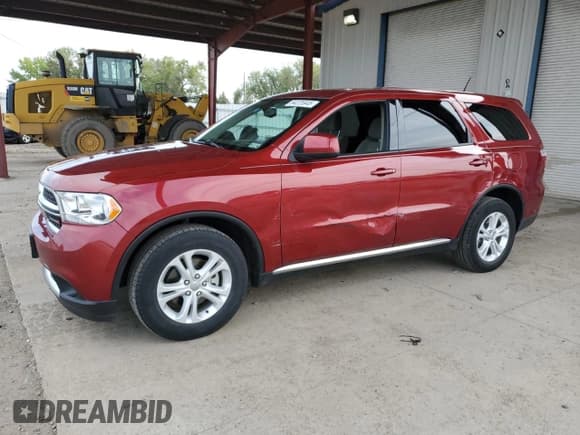 ✅ 2013 Dodge Durango SXT • VIN: 1C4RDHAG7DC571883 • Lot: 64225945. Listed on Copart with 46,024 mi. Free auction sales archive from the USA and detailed vehicle history report at DreamBid. Image 1.
