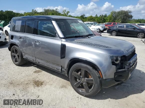 ✅ 2023 Land Rover Defender X-Dynamic SE • VIN: SALE27EU7P2187183 • Lot: 51112705. Listed on Copart with 23,105 mi. Free auction sales archive from the USA and detailed vehicle history report at DreamBid. Image 4.