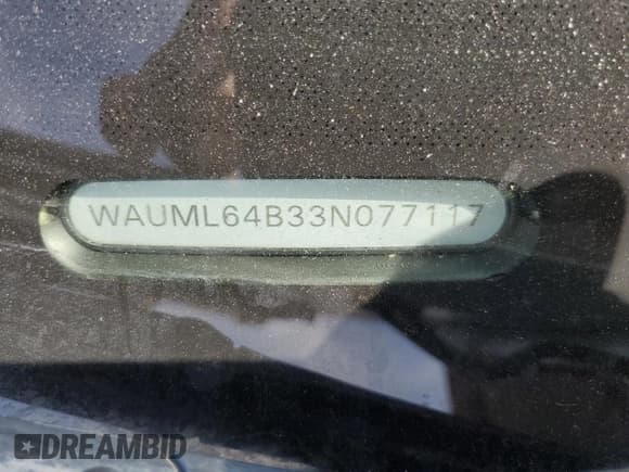 ✅ 2003 Audi A6 • VIN: WAUML64B33N077117 • Lot: 81139325. Wystawiony na Copart z przebiegiem 189 899 mil. Bezpłatny archiwum sprzedaży aukcyjnych z USA i szczegółowy raport historii pojazdu na DreamBid. Zdjęcie 12.