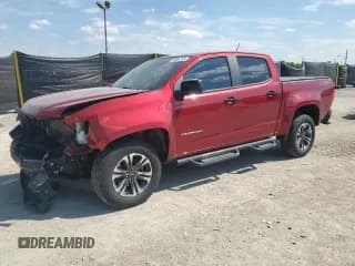 ✅ 2021 Chevrolet Colorado 4WD Z71 • VIN: 1GCGTDEN6M1109273 • Лот: 80064395. Опубликован ранее на Copart с пробегом 39 500 миль. Бесплатный доступ к архиву аукционных продаж из США и подробный отчёт об истории автомобиля на DreamBid. Изображение 1.