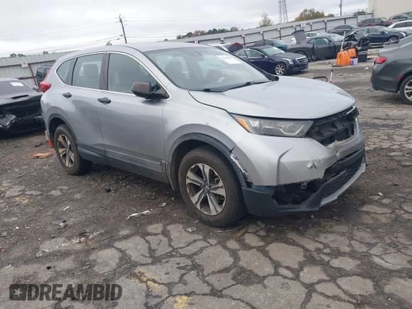 ✅ 2018 Honda CR-V LX • VIN: 2HKRW6H35JH216499 • Lot: 43568084. Listed on IAAI with 101,522 mi. Free auction sales archive from the USA and detailed vehicle history report at DreamBid. Image 1.