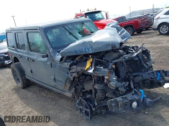 ✅ 2024 Jeep Wrangler Willys • VIN: 1C4RJXN65RW127931 • Лот: 42354623. Опубликован ранее на IAAI с пробегом 40 604 миль. Бесплатный доступ к архиву аукционных продаж из США и подробный отчёт об истории автомобиля на DreamBid. Изображение 1.