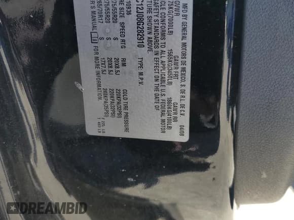 ✅ 2008 Chevrolet Avalanche 2LT • VIN: 3GNEC12J08G282910 • Lot: 92302485. Wystawiony na Copart z przebiegiem 169 495 mil. Bezpłatny archiwum sprzedaży aukcyjnych z USA i szczegółowy raport historii pojazdu na DreamBid. Zdjęcie 13.