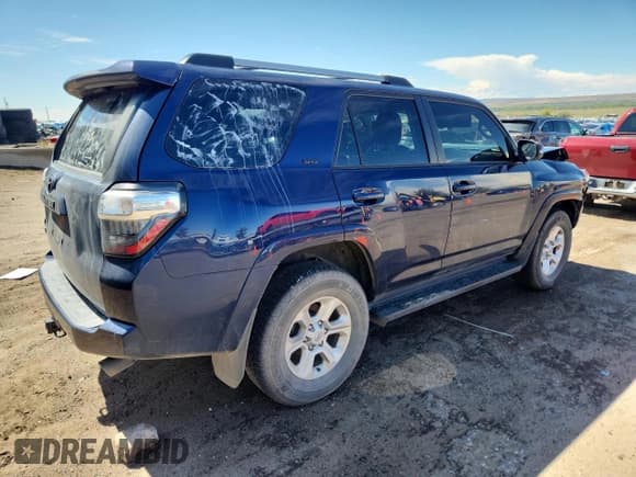 ✅ 2023 Toyota 4Runner SR5 Premium • VIN: JTENU5JR6P6148595 • Lot: 84202825. Listed on Copart with 58,155 mi. Free auction sales archive from the USA and detailed vehicle history report at DreamBid. Image 3.