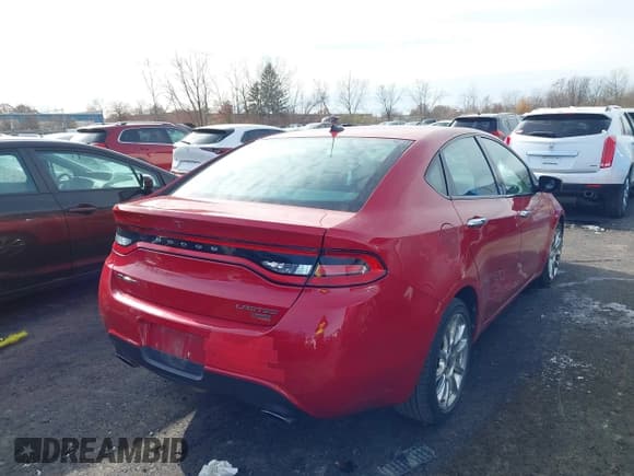 ✅ 2013 Dodge Dart Limited • VIN: 1C3CDFCH1DD134329 • Lot: 43661358. Listed on IAAI with 105,958 mi. Free auction sales archive from the USA and detailed vehicle history report at DreamBid. Image 4.