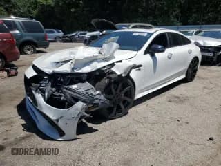 ✅ 2019 Mercedes-Benz AMG GT 53 • VIN: WDD7X6BBXKA004023 • Лот: 61756035. Опубликован ранее на Copart с пробегом 43 825 миль. Бесплатный доступ к архиву аукционных продаж из США и подробный отчёт об истории автомобиля на DreamBid. Изображение 1.