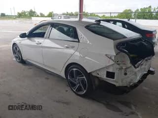 ✅ 2023 Hyundai Elantra N Line • VIN: KMHLR4AF4PU565900 • Lot: 42655642. Listed on IAAI with 66,644 mi. Free auction sales archive from the USA and detailed vehicle history report at DreamBid. Image 3.