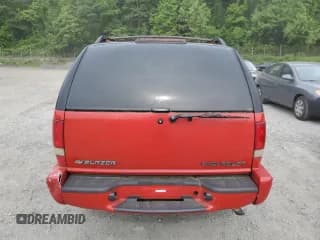 ✅ 2001 Chevrolet Blazer LT • VIN: 1GNDT13W41K125496 • Lot: 58687425. Wystawiony na Copart z przebiegiem 102 504 mil. Bezpłatny archiwum sprzedaży aukcyjnych z USA i szczegółowy raport historii pojazdu na DreamBid. Zdjęcie 6.