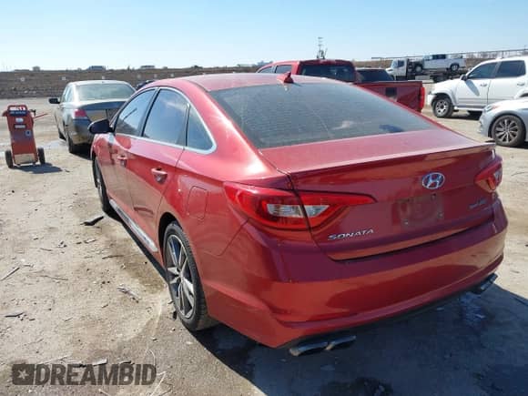 2017 Hyundai Sonata Sport with VIN 5NPE34AB6HH538964, listed as a IAAI auction lot 41577811 with 143,627 mi miles and . Bid and sale history available at DreamBid. Image 3.