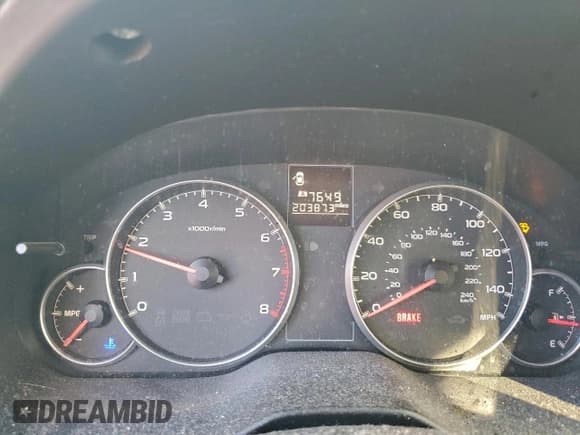 ✅ 2013 Subaru Outback Premium • VIN: 4S4BRCBC1D1271474 • Lot: 96673525. Listed on Copart with 203,873 mi. Free auction sales archive from the USA and detailed vehicle history report at DreamBid. Image 9.