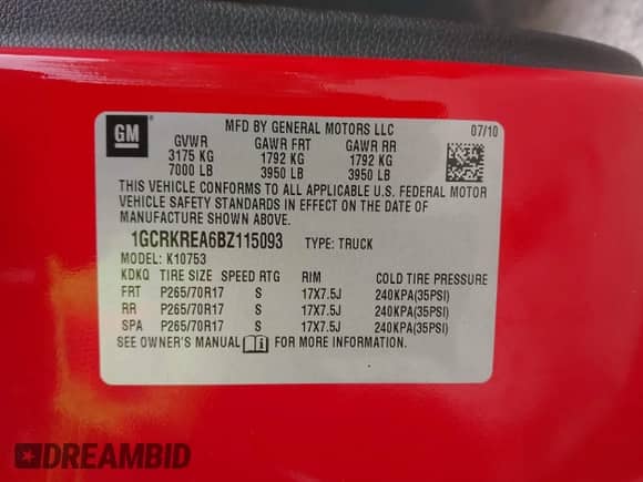 ✅ 2011 Chevrolet Silverado 1500 LS • VIN: 1GCRKREA6BZ115093 • Lot: 42650886. Wystawiony na IAAI z przebiegiem 147 934 mil mil. Skorzystaj z bezpłatnego archiwum sprzedaży aukcyjnych z USA i zobacz szczegółowy raport historii pojazdu na DreamBid. Zdjęcie 9.