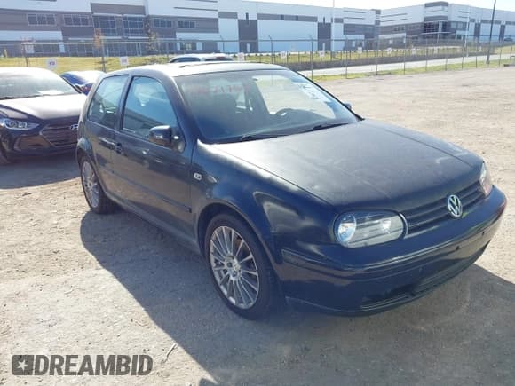 ✅ 1999 Volkswagen Golf GTI • VIN: WVWDA31J6XW375941 • Lot: 43671787. Listed on IAAI with 197,761 mi. Free auction sales archive from the USA and detailed vehicle history report at DreamBid. Image 1.