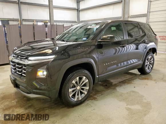 2025 Chevrolet Equinox AWD LT с VIN 3GNAXPEG9SL313138, выставлен на аукционе Copart как лот 62221415 с пробегом 4 062 миль миль и Чистый • Clean title. История ставок и продаж доступна на DreamBid. Изображение 1.