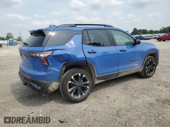 ✅ 2025 Chevrolet Equinox AWD RS • VIN: 3GNAXTEG5SL203258 • Lot: 59223085. Wystawiony na Copart z przebiegiem 5 417 mil. Bezpłatny archiwum sprzedaży aukcyjnych z USA i szczegółowy raport historii pojazdu na DreamBid. Zdjęcie 3.