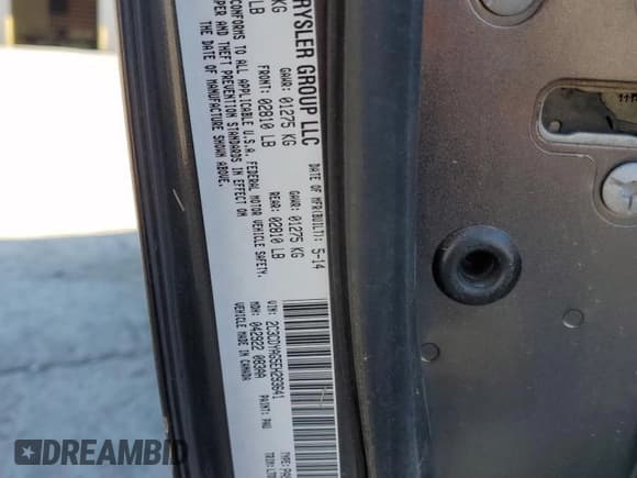 ✅ 2014 Dodge Challenger SXT • VIN: 2C3CDYAG5EH293641 • Lot: 84481854. Wystawiony na Copart z przebiegiem 121 234 mil. Bezpłatny archiwum sprzedaży aukcyjnych z USA i szczegółowy raport historii pojazdu na DreamBid. Zdjęcie 12.