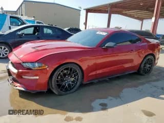 ✅ 2019 Ford Mustang EcoBoost • VIN: 1FA6P8TH6K5180697 • Lot: 71162955. Listed on Copart with 81,047 mi. Free auction sales archive from the USA and detailed vehicle history report at DreamBid. Image 1.