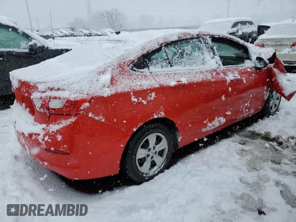 ✅ 2017 Chevrolet Cruze LS • VIN: 1G1BC5SM7H7152866 • Lot: 38422303. Listed on Copart with Not provided. Free auction sales archive from the USA and detailed vehicle history report at DreamBid. Image 3.