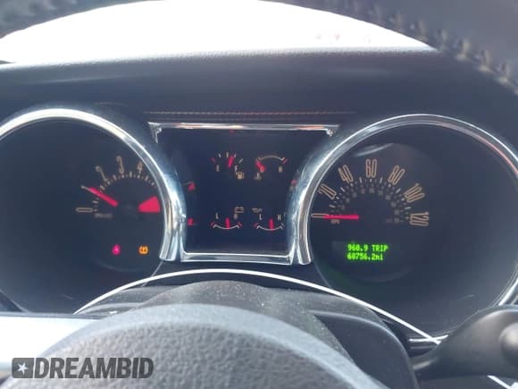 ✅ 2007 Ford Mustang Deluxe • VIN: 1ZVFT84N075346114 • Lot: 43362587. Listed on IAAI with 68,756 mi. Free auction sales archive from the USA and detailed vehicle history report at DreamBid. Image 7.