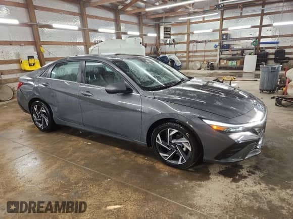 2025 Hyundai Elantra SEL Convenience with VIN KMHLS4DG5SU034805, listed as a Copart auction lot 90987445 with 3,959 mi miles and Clean title. Bid and sale history available at DreamBid. Image 4.