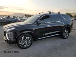 2021 Hyundai Palisade Calligraphy с VIN KM8R74HE3MU318084, выставлен на аукционе Copart как лот 64080954 с пробегом 33 283 миль миль и Списание • Salvage title. История ставок и продаж доступна на DreamBid. Изображение 1.