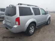 ✅ 2007 Nissan Pathfinder S • VIN: 5N1AR18W27C628204 • Lot: 43780778. Listed on IAAI with Not provided. Free auction sales archive from the USA and detailed vehicle history report at DreamBid. Image 4.