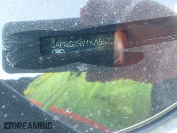 ✅ 2019 Land Rover Range Rover HSE • VIN: SALGS2SV1KA552271 • Lot: 43525915. Listed on IAAI with 59,900 mi. Free auction sales archive from the USA and detailed vehicle history report at DreamBid. Image 9.