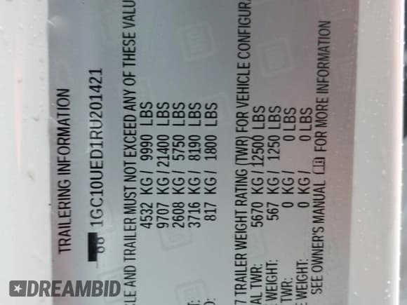 ✅ 2024 Chevrolet Silverado EV Work Truck • VIN: 1GC10UED1RU201421 • Лот: 48081965. Опубликован ранее на Copart с пробегом 4 144 миль. Бесплатный доступ к архиву аукционных продаж из США и подробный отчёт об истории автомобиля на DreamBid. Изображение 13.