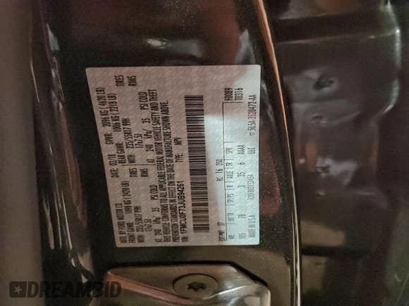 ✅ 2018 Ford Escape S • VIN: 1FMCU0F73JUB94261 • Lot: 95725975. Listed on Copart with 82,485 mi. Free auction sales archive from the USA and detailed vehicle history report at DreamBid. Image 13.