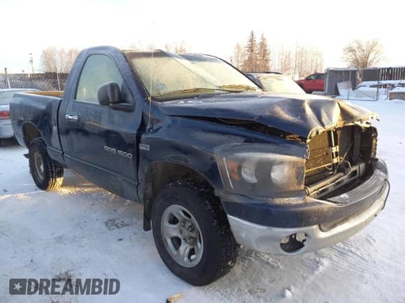 2006 Dodge 1500 SLT z VIN 1D7HU16296J228402, wystawiony jako Copart lot #79925124 z przebiegiem 130 440 mil mil oraz Szkoda całkowita • Salvage title. Historia ofert i sprzedaży dostępna na DreamBid. Obrazek 4.