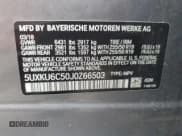 ✅ 2018 BMW X6 xDrive50i • VIN: 5UXKU6C50J0Z66503 • Lot: 86479685. Wystawiony na Copart z przebiegiem 110 887 mil. Bezpłatny archiwum sprzedaży aukcyjnych z USA i szczegółowy raport historii pojazdu na DreamBid. Zdjęcie 13.