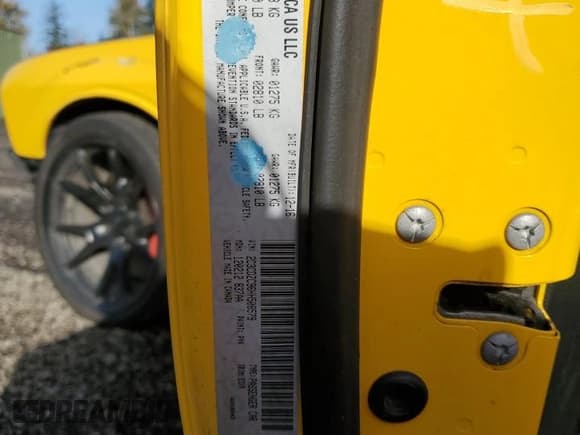 ✅ 2017 Dodge Challenger SRT Hellcat • VIN: 2C3CDZC96HH508579 • Lot: 82745405. Listed on Copart with 73,030 mi. Free auction sales archive from the USA and detailed vehicle history report at DreamBid. Image 12.