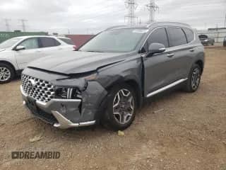 2023 Hyundai Santa Fe Limited with VIN 5NMS44AL9PH610292, listed as a Copart auction lot 64906015 with 35,416 mi miles and Salvage title. Bid and sale history available at DreamBid. Image 1.