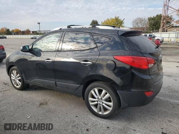 2013 Hyundai Tucson GLS with VIN KM8JU3AC8DU547448, listed as a Copart auction lot 90944575 with 146,226 mi miles and Clean title. Bid and sale history available at DreamBid. Image 2.