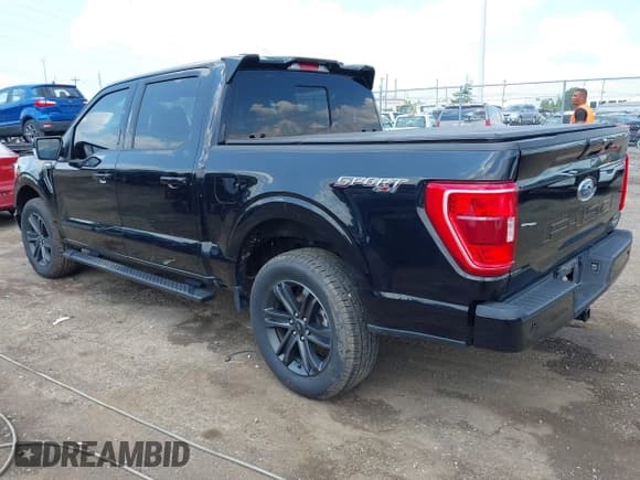 ✅ 2022 Ford F-150 XL • VIN: 1FTEW1EP8NFA25586 • Lot: 42994973. Listed on IAAI with 93,018 mi. Free auction sales archive from the USA and detailed vehicle history report at DreamBid. Image 3.