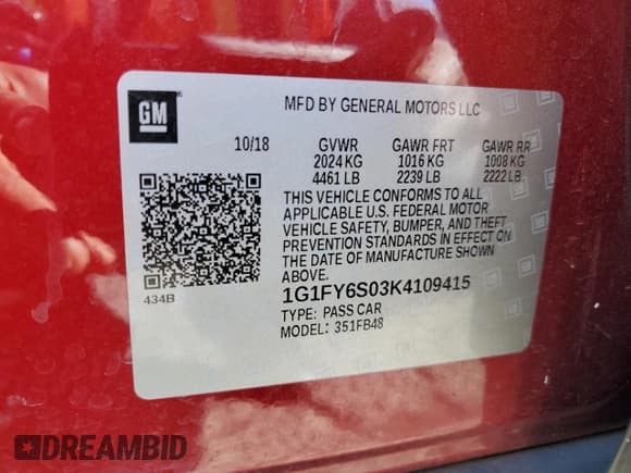 ✅ 2019 Chevrolet Bolt EV LT • VIN: 1G1FY6S03K4109415 • Lot: 72185284. Wystawiony na Copart z przebiegiem 52 823 mil. Bezpłatny archiwum sprzedaży aukcyjnych z USA i szczegółowy raport historii pojazdu na DreamBid. Zdjęcie 12.