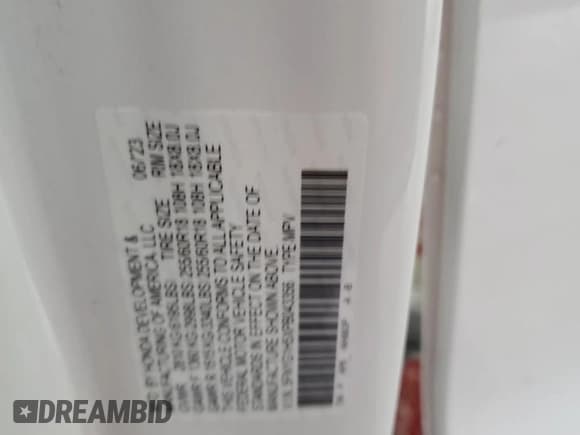 ✅ 2023 Honda Pilot EX-L • VIN: 5FNYG1H5XPB043356 • Lot: 63231295. Listed on Copart with 23,501 mi. Free auction sales archive from the USA and detailed vehicle history report at DreamBid. Image 14.