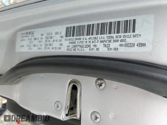 ✅ 2016 Ram 1500 Tradesman • VIN: 1C6RR7FM4GS132345 • Lot: 53487564. Listed on Copart with 143,487 mi. Free auction sales archive from the USA and detailed vehicle history report at DreamBid. Image 12.