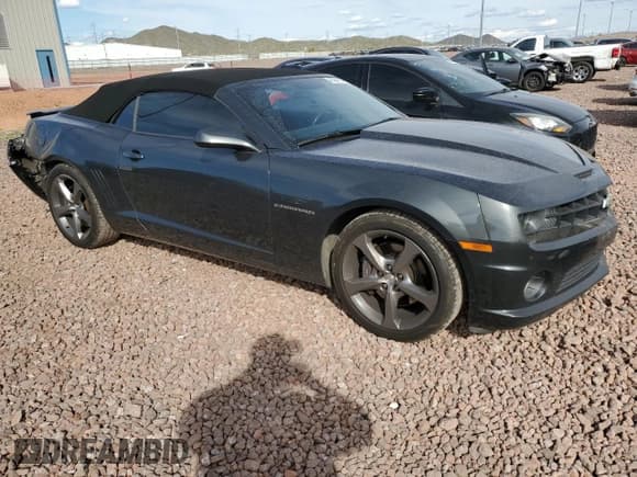 ✅ 2013 Chevrolet Camaro SS • VIN: 2G1FT3DW3D9117108 • Lot: 43284764. Listed on Copart with 97,771 mi. Free auction sales archive from the USA and detailed vehicle history report at DreamBid. Image 4.