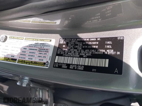 ✅ 2024 Lexus NX 250 • VIN: 2T2ADCAZ3RC009989 • Лот: 42331593. Опубликован ранее на IAAI с пробегом 14 240 миль. Бесплатный доступ к архиву аукционных продаж из США и подробный отчёт об истории автомобиля на DreamBid. Изображение 9.