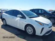 ✅ 2022 Toyota Prius L Eco • VIN: JTDKAMFU4N3159553 • Lot: 43496255. Listed on IAAI with 72,455 mi. Free auction sales archive from the USA and detailed vehicle history report at DreamBid. Image 1.
