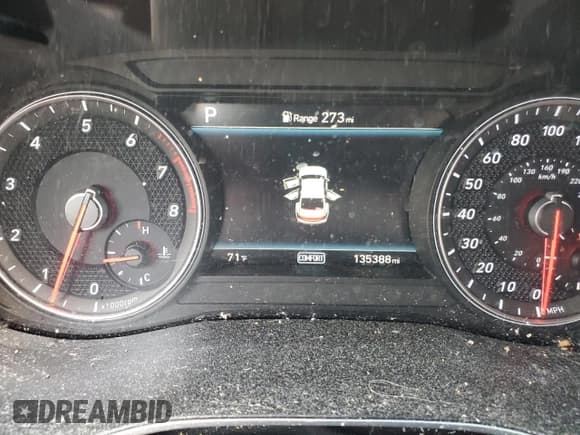 ✅ 2020 Genesis G70 3.3T • VIN: KMTG34LE9LU053508 • Lot: 75052004. Listed on Copart with 135,388 mi. Free auction sales archive from the USA and detailed vehicle history report at DreamBid. Image 9.