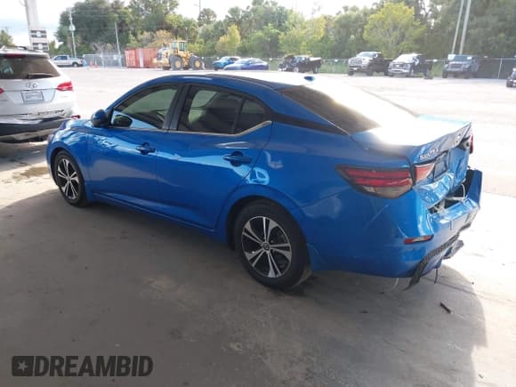 ✅ 2020 Nissan Sentra SV • VIN: 3N1AB8CV5LY237309 • Lot: 43299102. Listed on IAAI with 47,131 mi. Free auction sales archive from the USA and detailed vehicle history report at DreamBid. Image 3.