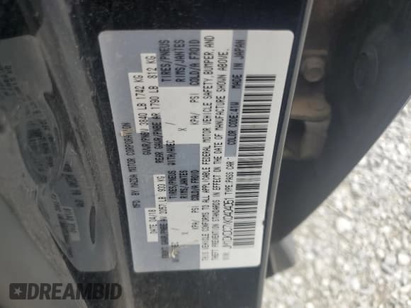 ✅ 2019 Mazda CX-3 Touring • VIN: JM1DKDC7XK0404051 • Lot: 64638055. Listed on Copart with 225,258 mi. Free auction sales archive from the USA and detailed vehicle history report at DreamBid. Image 13.