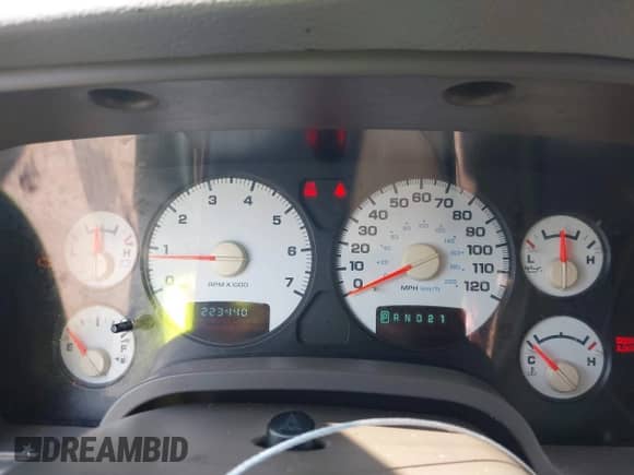 2003 Dodge 1500 ST z VIN 1D7HA18N63S175714, wystawiony jako IAAI lot #42850796 z przebiegiem 223 440 mil mil oraz . Historia ofert i sprzedaży dostępna na DreamBid. Obrazek 7.