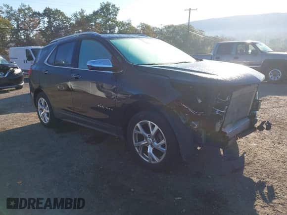 2019 Chevrolet Equinox Premier z VIN 3GNAXXEV5KL363937, wystawiony jako IAAI lot #43361780 z przebiegiem 75 116 mil mil oraz . Historia ofert i sprzedaży dostępna na DreamBid. Obrazek 1.