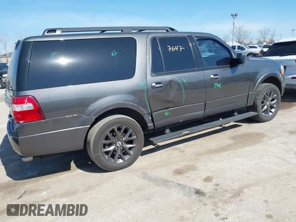 ✅ 2017 Ford Expedition Max Limited • VIN: 1FMJK1KT9HEA46593 • Lot: 41777647. Listed on IAAI with 303,989 mi. Free auction sales archive from the USA and detailed vehicle history report at DreamBid. Image 4.