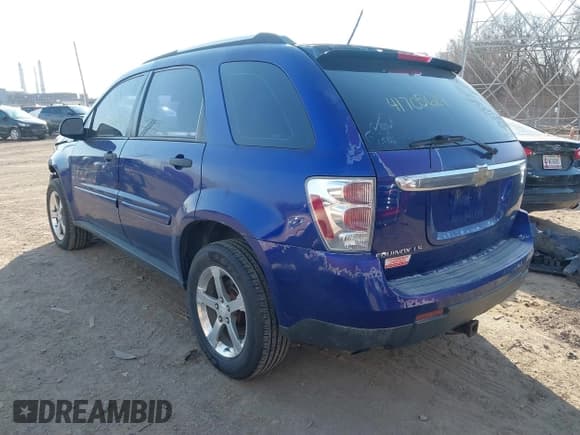 ✅ 2007 Chevrolet Equinox LS • VIN: 2CNDL23F676092202 • Lot: 41705624. Listed on IAAI with 143,731 mi. Free auction sales archive from the USA and detailed vehicle history report at DreamBid. Image 3.