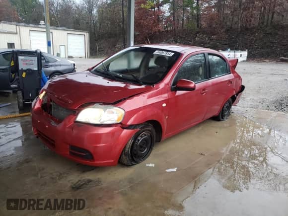✅ 2008 Chevrolet Aveo LS • VIN: KL1TD56668B018052 • Lot: 84067854. Wystawiony na Copart z przebiegiem 216 595 mil. Bezpłatny archiwum sprzedaży aukcyjnych z USA i szczegółowy raport historii pojazdu na DreamBid. Zdjęcie 1.