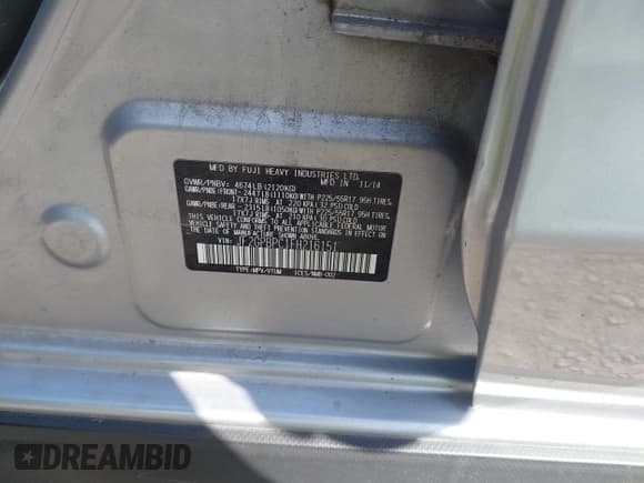 ✅ 2015 Subaru Crosstrek Touring • VIN: JF2GPBPC1FH216151 • Lot: 43126621. Wystawiony na IAAI z przebiegiem 127 362 mil. Bezpłatny archiwum sprzedaży aukcyjnych z USA i szczegółowy raport historii pojazdu na DreamBid. Zdjęcie 9.