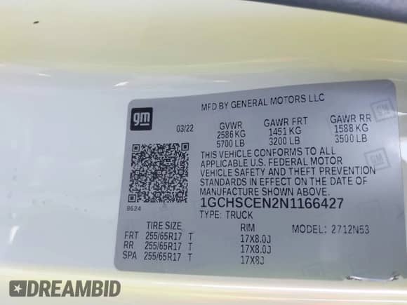 2022 Chevrolet Colorado 2WD LT с VIN 1GCHSCEN2N1166427, выставлен на аукционе IAAI как лот 43286029 с пробегом 107 582 миль миль и . История ставок и продаж доступна на DreamBid. Изображение 9.